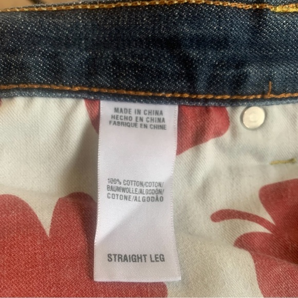 LUCKY BRAND Straight Leg 34x29 High Waist Unisex Normcore Grunge School - Picture 8 of 9